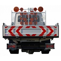 Panou culisant Sageti luminoase LED de semnalizare - dirijare trafic 